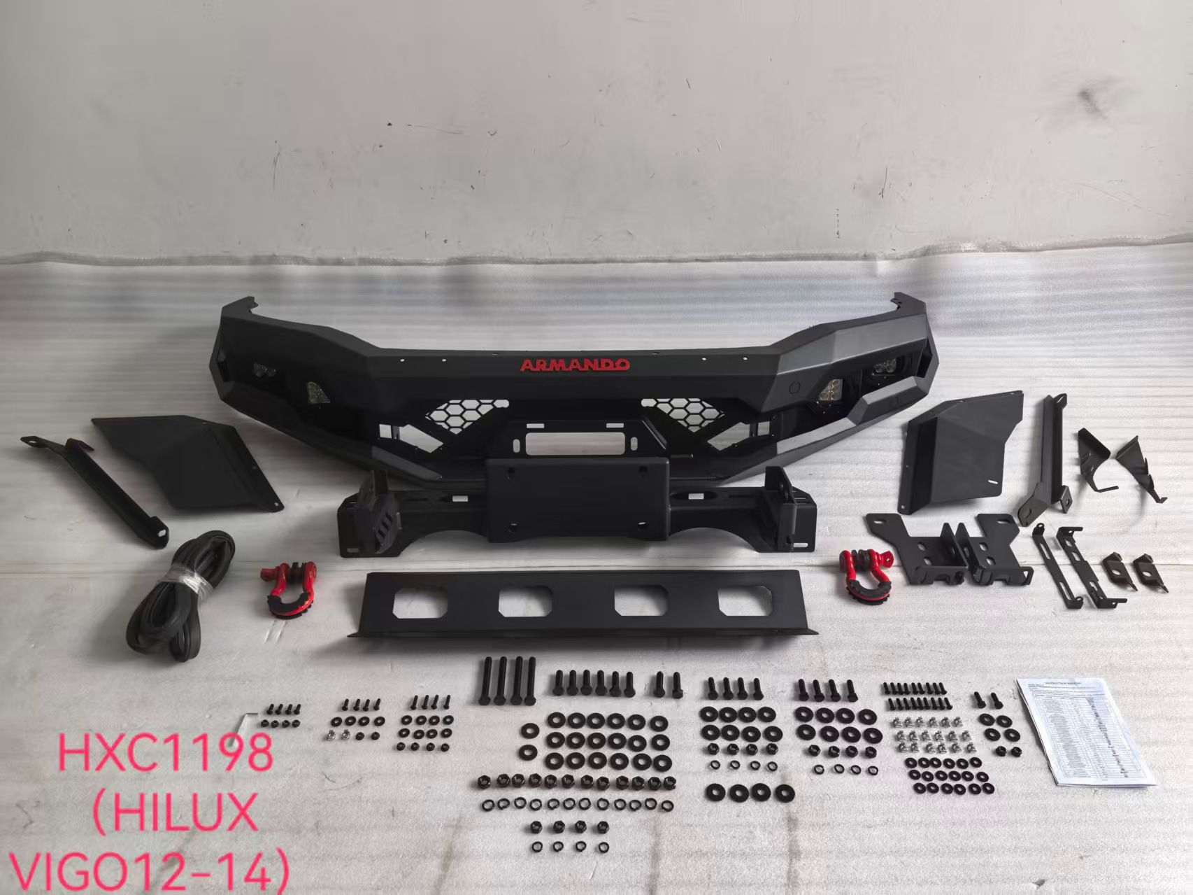 Custom Bull Bar Manufacturer with LED Mounts for Pickup Trucks