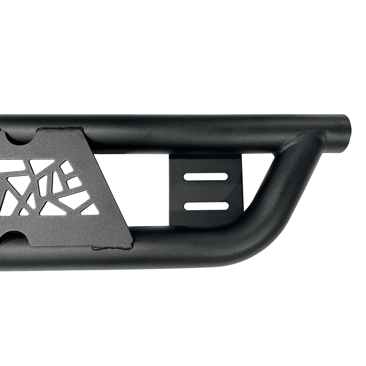 Tubular Side Steps Matte Black Finish Rocker Protection for SUV and 4WD 3