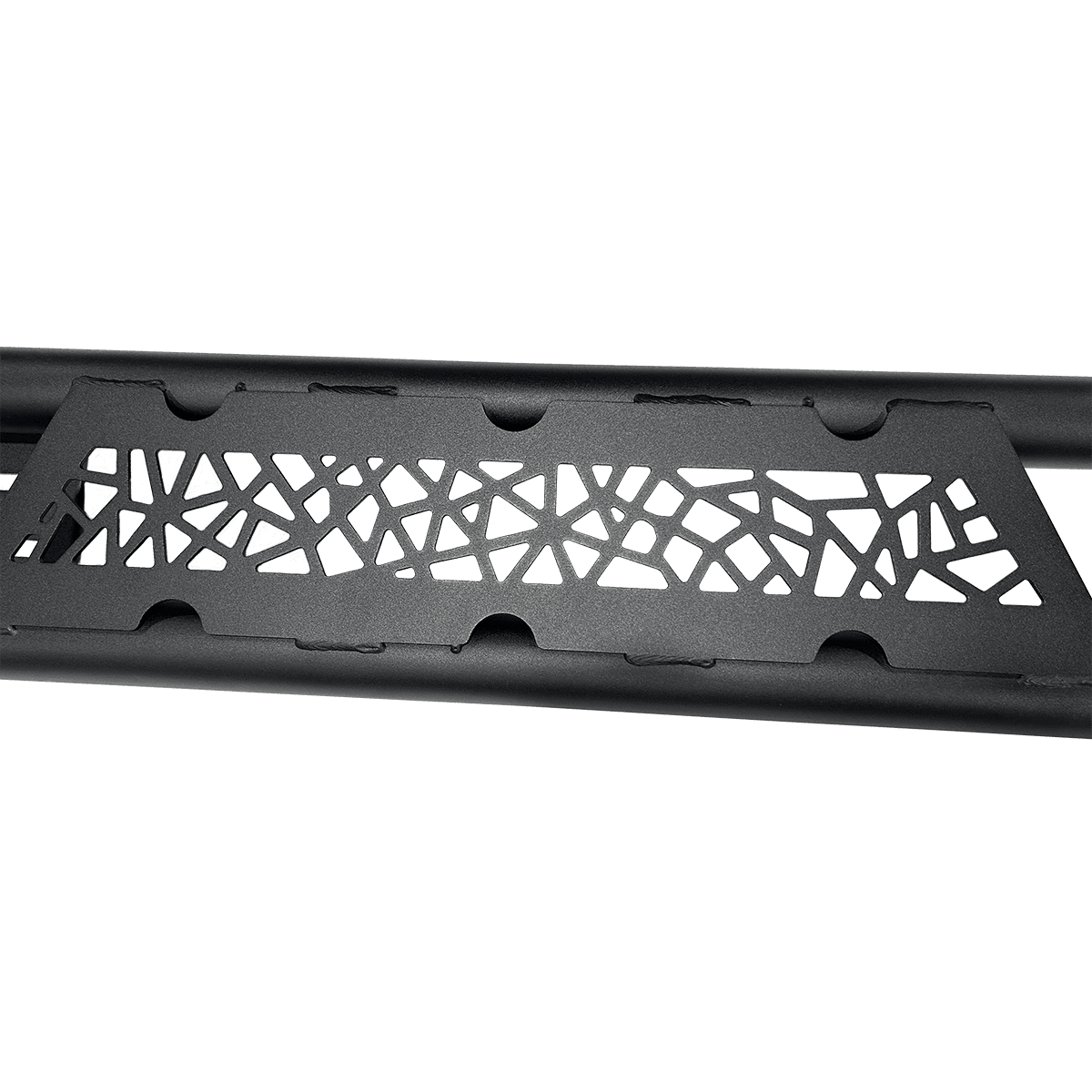 Tubular Side Steps Matte Black Finish Rocker Protection for SUV and 4WD 4