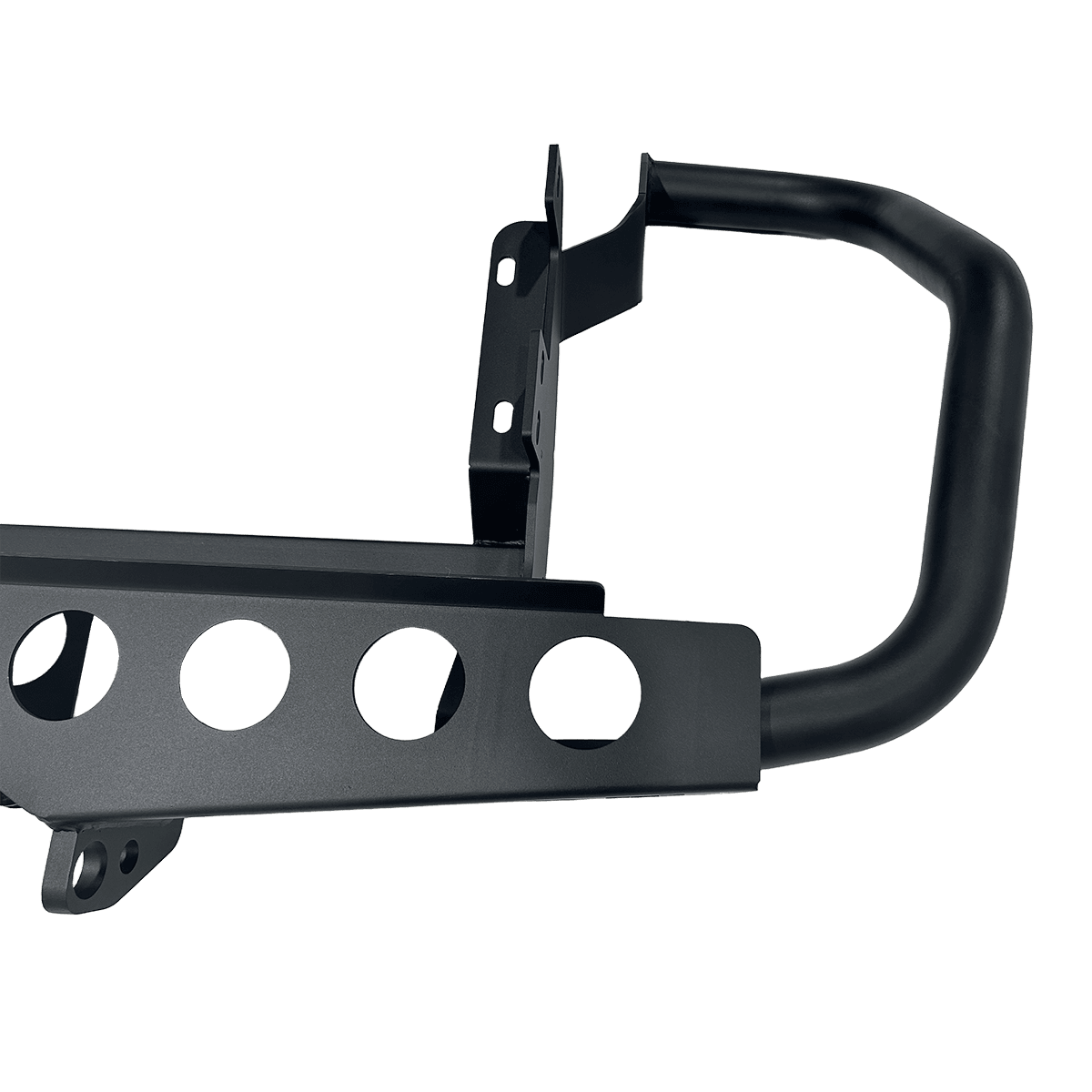 Premium Heavy Duty Rear Bumper with Steel Hitch | Fits Ford/Chevy/Toyota 3