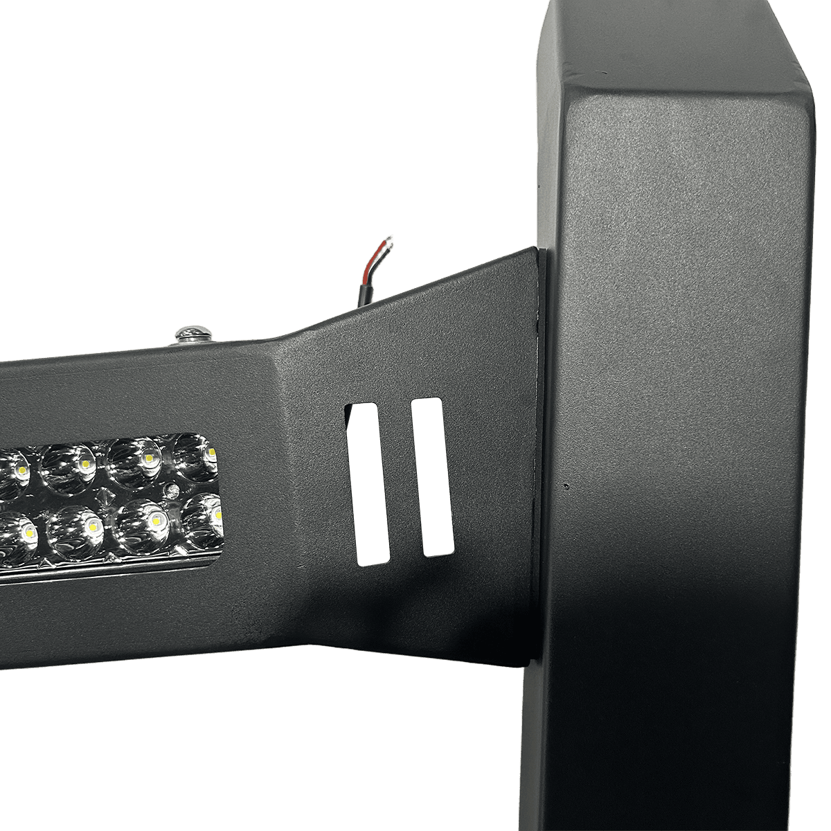 Rugged Bull Bar LED Ready Textured Black Finish for 4WD Pickup Trucks 4
