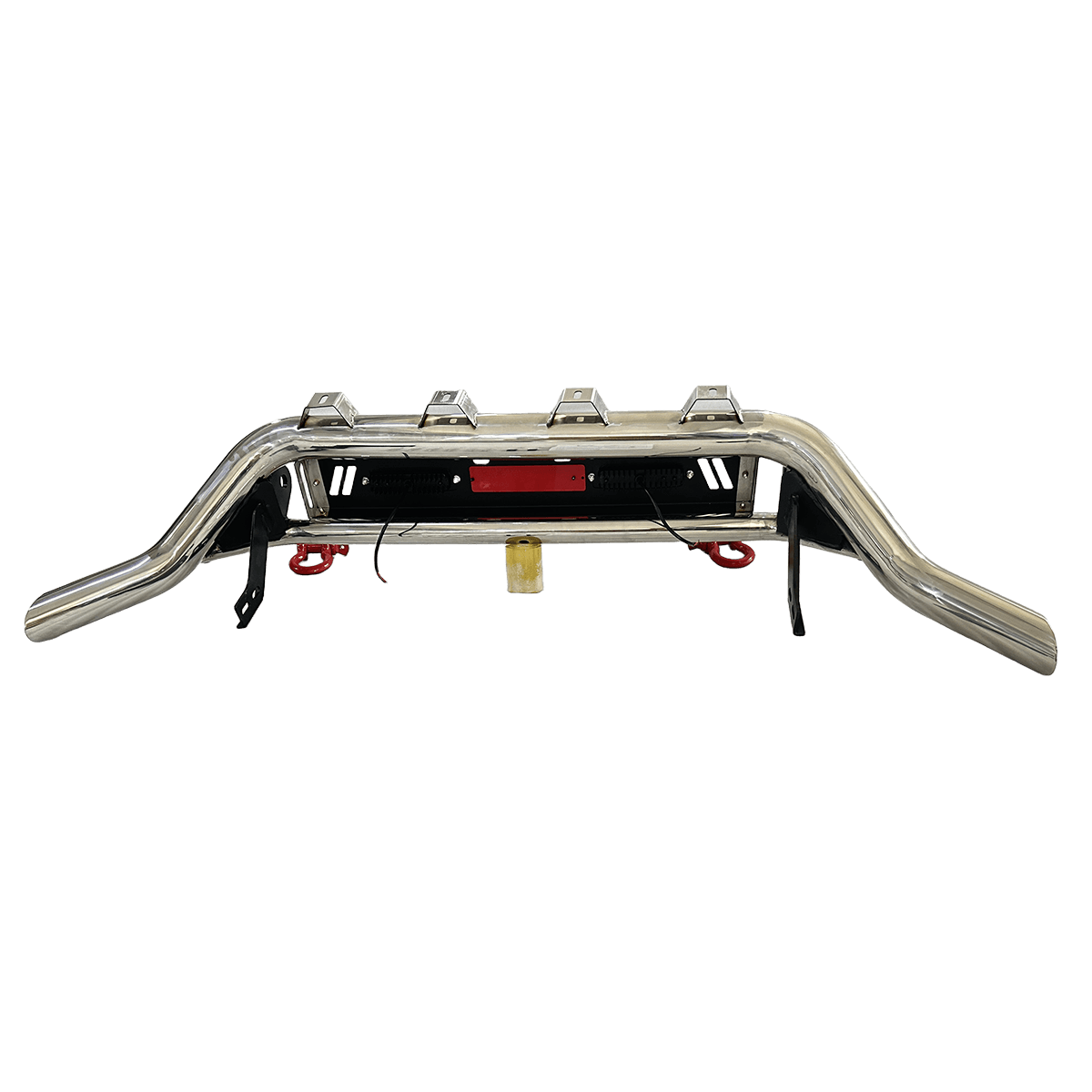 Rugged 4x4 Front Bumper w/ Skid Plate & LED Mounts for Trucks & SUVs 3