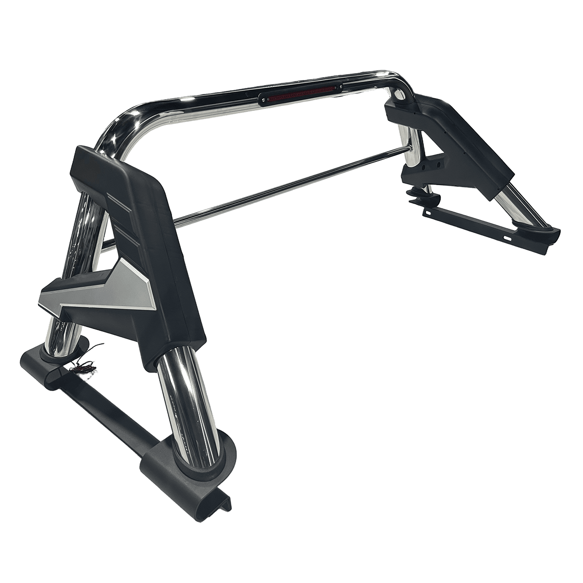 Alloy Steel Roll Bar Black Textured Light Mounts Universal Pickup Cab Guard