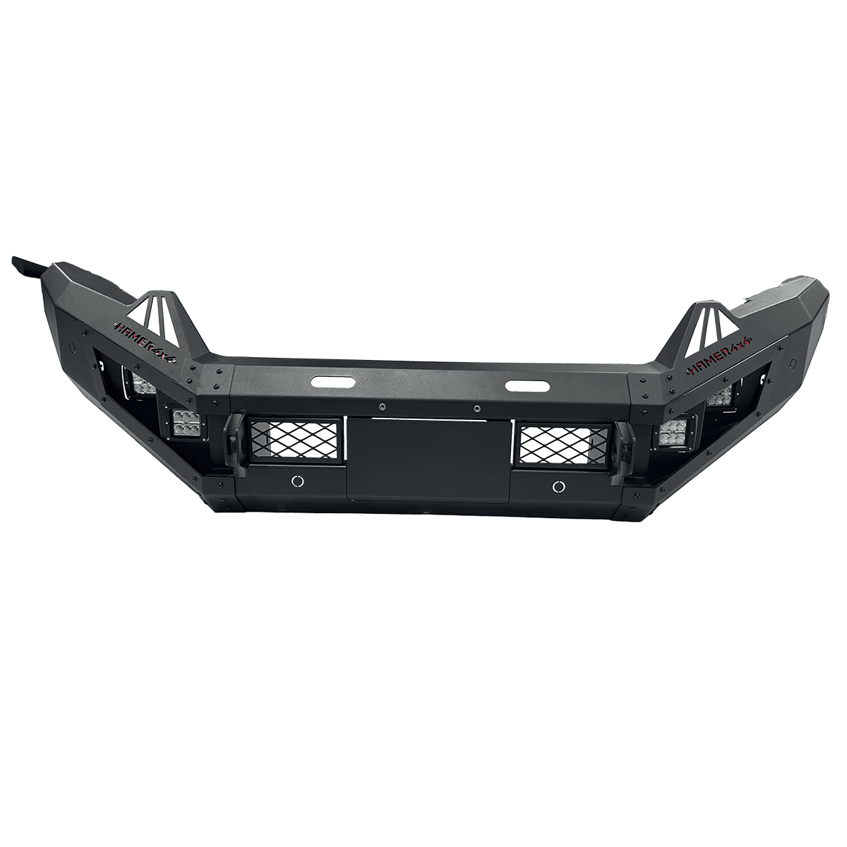 Protective Front Bull Bar With Recovery Points Powder Coated Finish 2