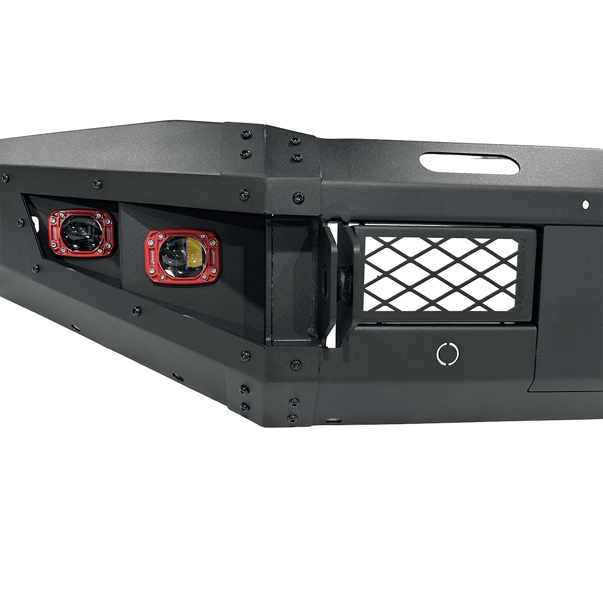 Winch Compatible Bullbar with LED Mount & Powder Coated for Trucks 3