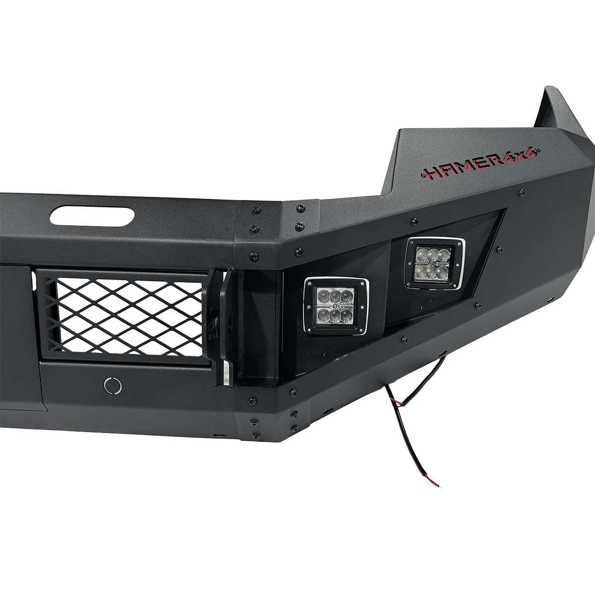 Premium Alloy Bull Bar Winch Mount & LED Ready for Pickup Trucks & SUVs 4
