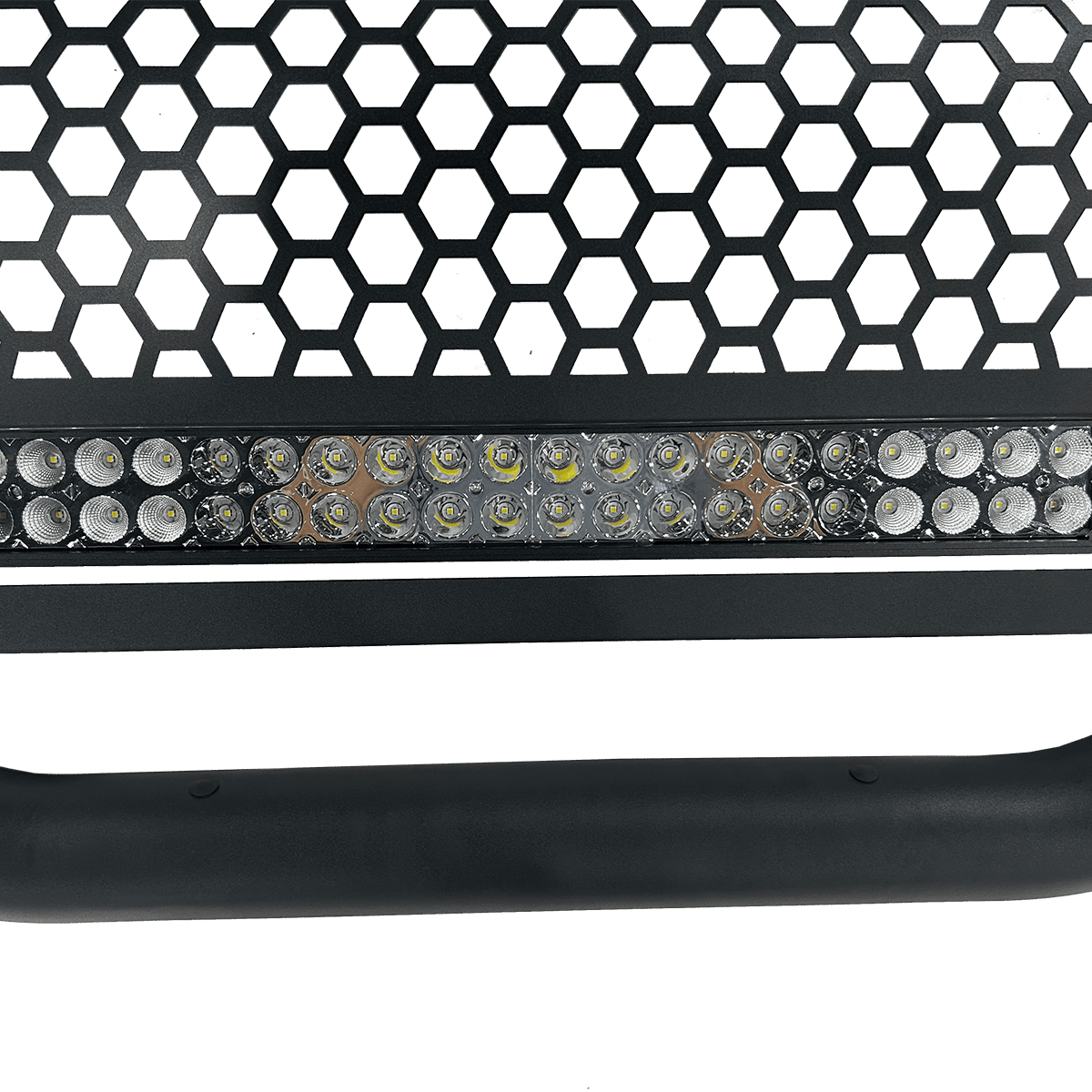 Heavy Duty Front Bumper with Winch Mount & LED DRL for Toyota Hilux 4