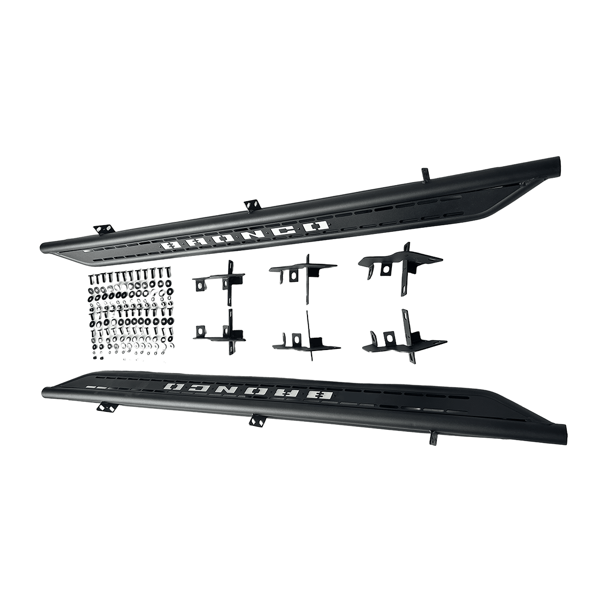 Premium Rocker Panel Guards Powder Coated Durable Universal Fit Trucks