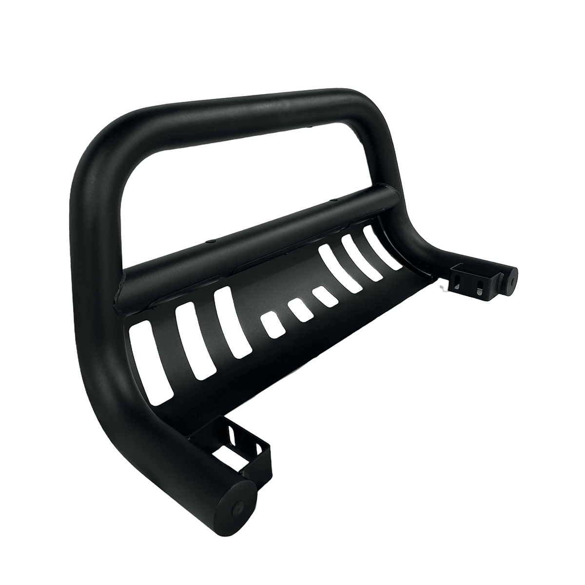 Premium Powder Coated Truck Front Bumper | Skid Plate & LED Ready for F-150 2