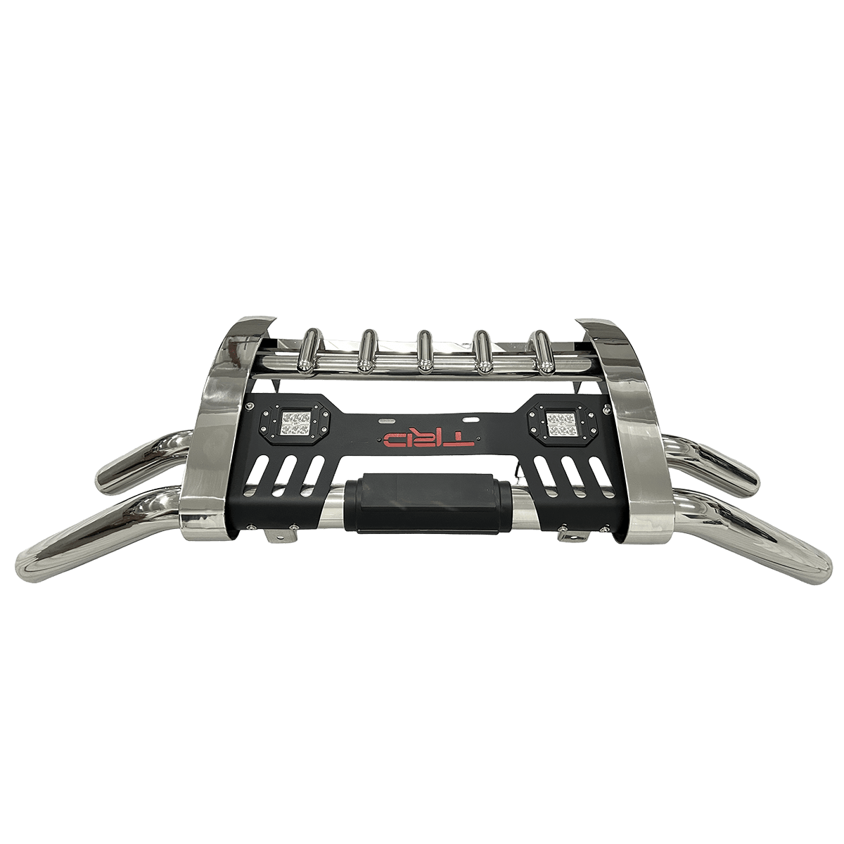 Premium Custom Offroad Front Bumper with Winch Mount & Skid Plate for Trucks 2