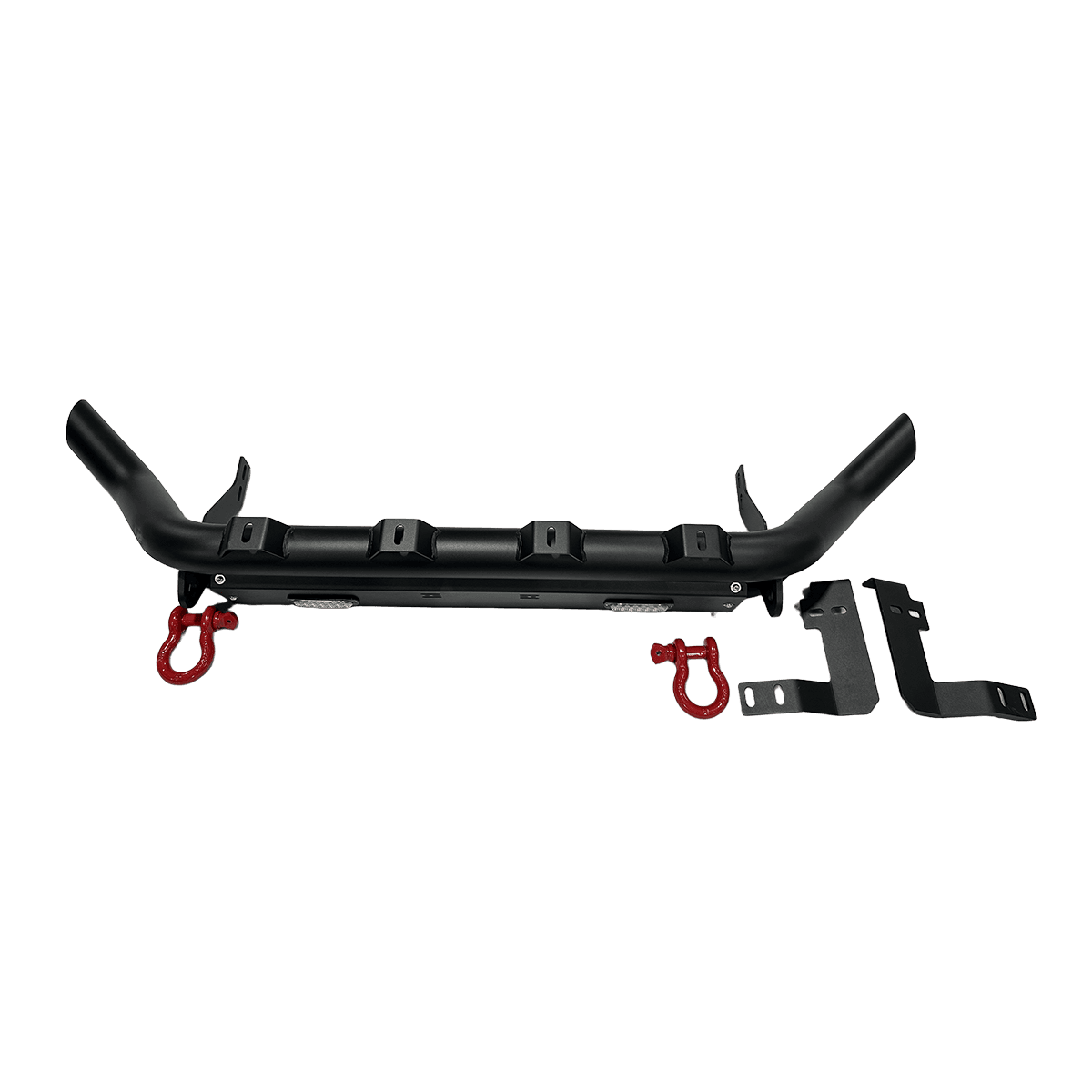 Reinforced Truck Front Bumper with D-Rings & LED Mounts for F-150