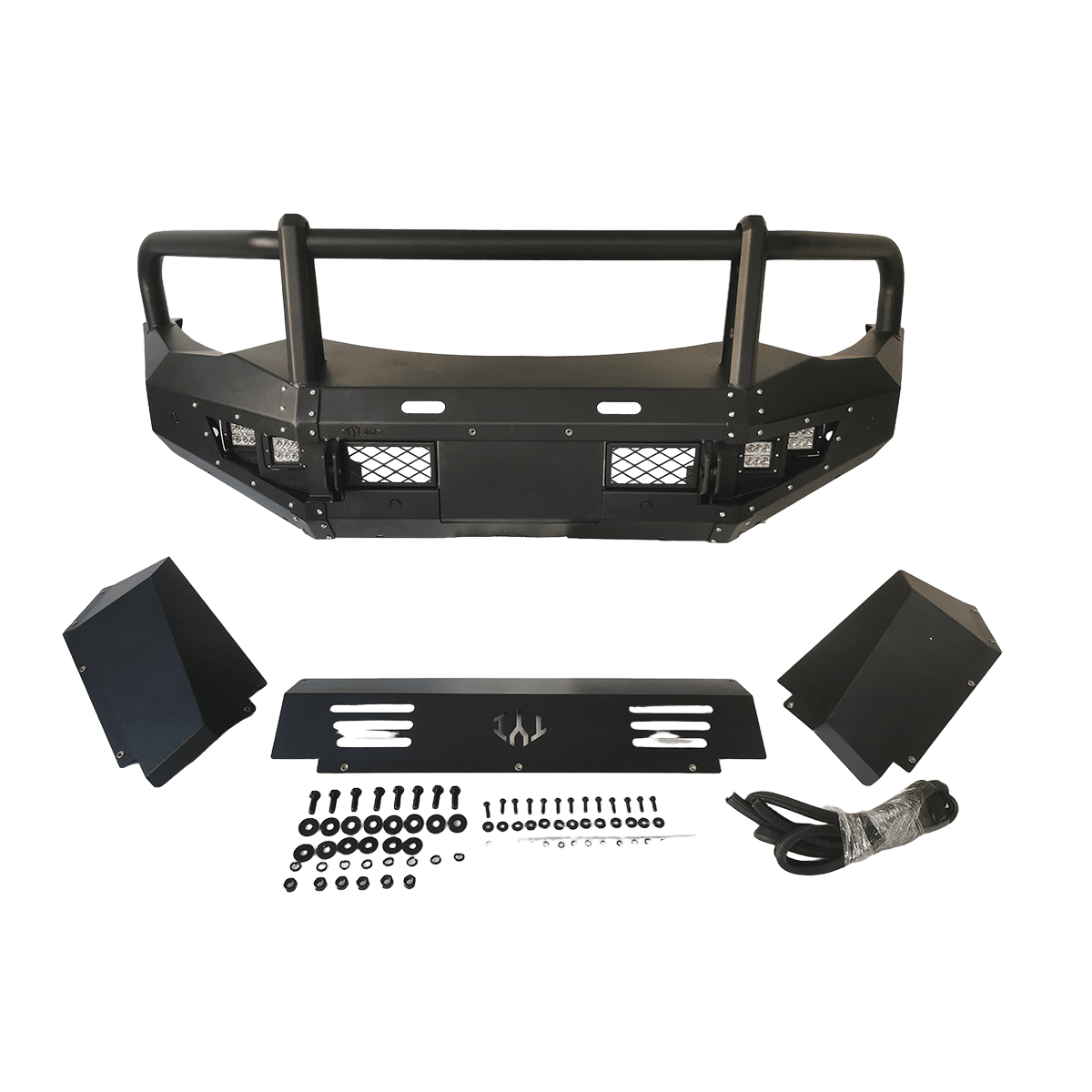 Premium Steel Bull Bar Front Guard Winch Mount For Pickup Trucks