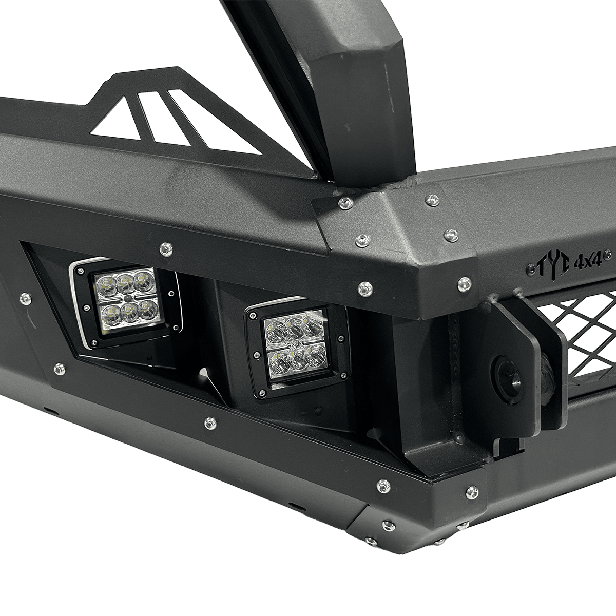 Premium Bull Bar with LED Mounts Powder Coated for SUV and Pickup Trucks 4