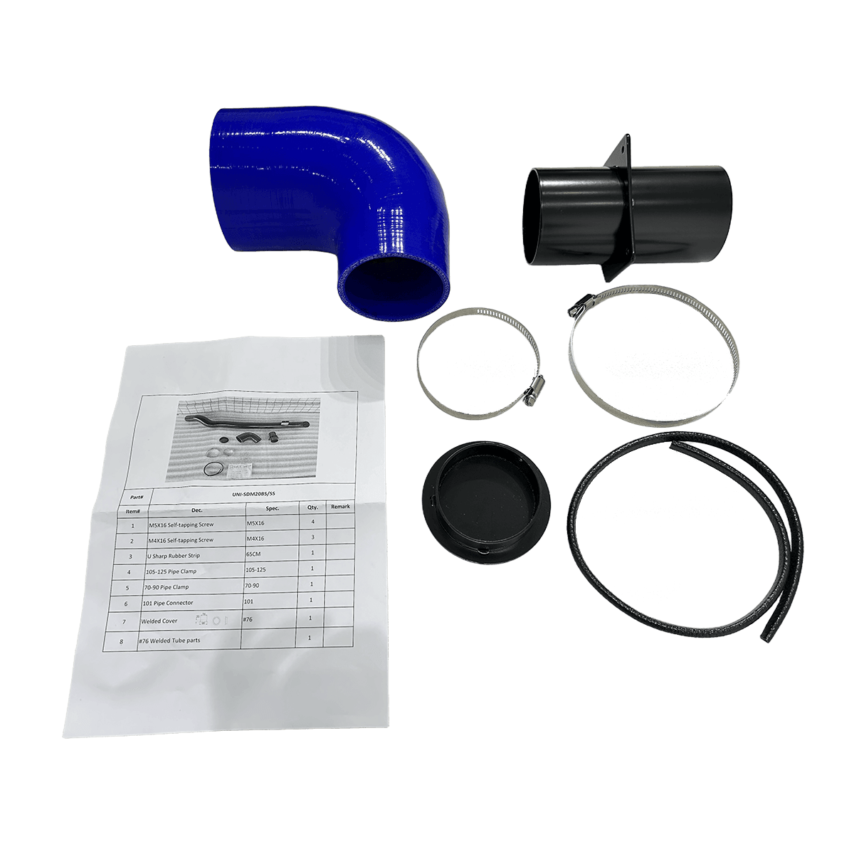Premium Diesel Engine Snorkel with Cyclonic Head for Off Road 4WD Trucks 2