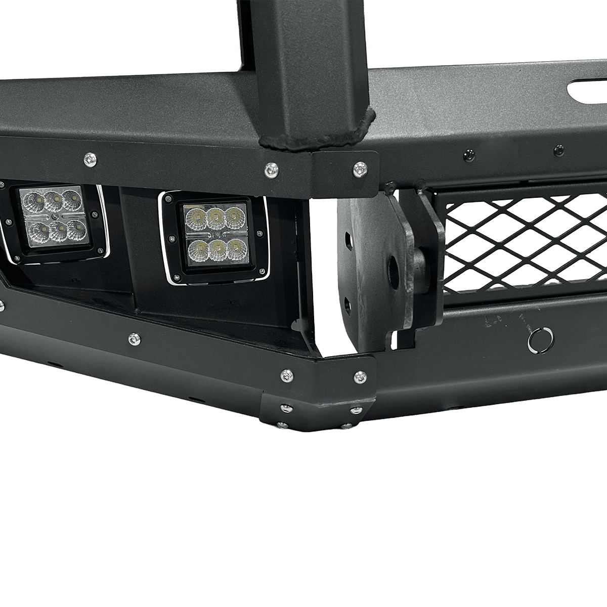 OEM Replacement Front Bumper | Steel D-Ring Mounts | Fits Tacoma & F-150 4