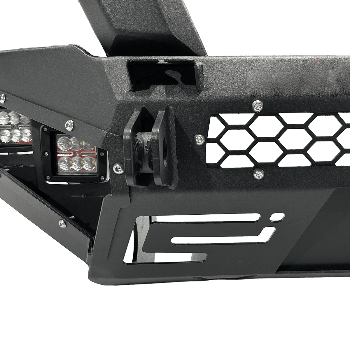 Pro Series Reinforced Front Bull Bar Winch Ready Direct Mount Universal Fit 3