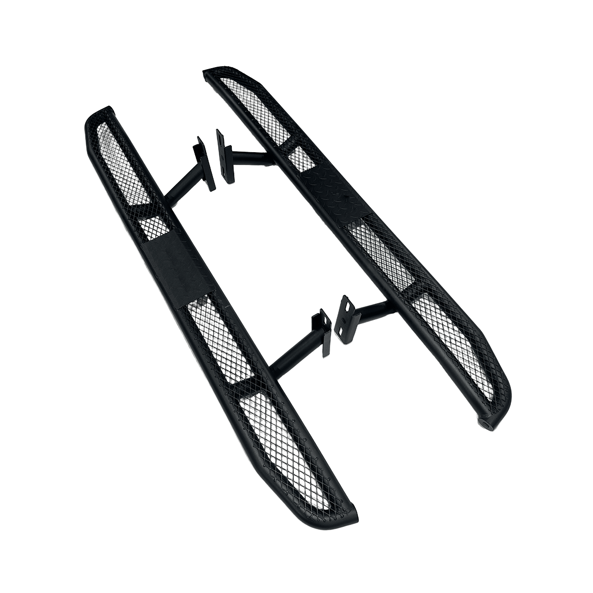 Premium Aluminum Running Boards Steel Nerf Bars for Pickup SUV - Durable Aluminum Side Steps and Nerf Bars for 4x4 Vehicles