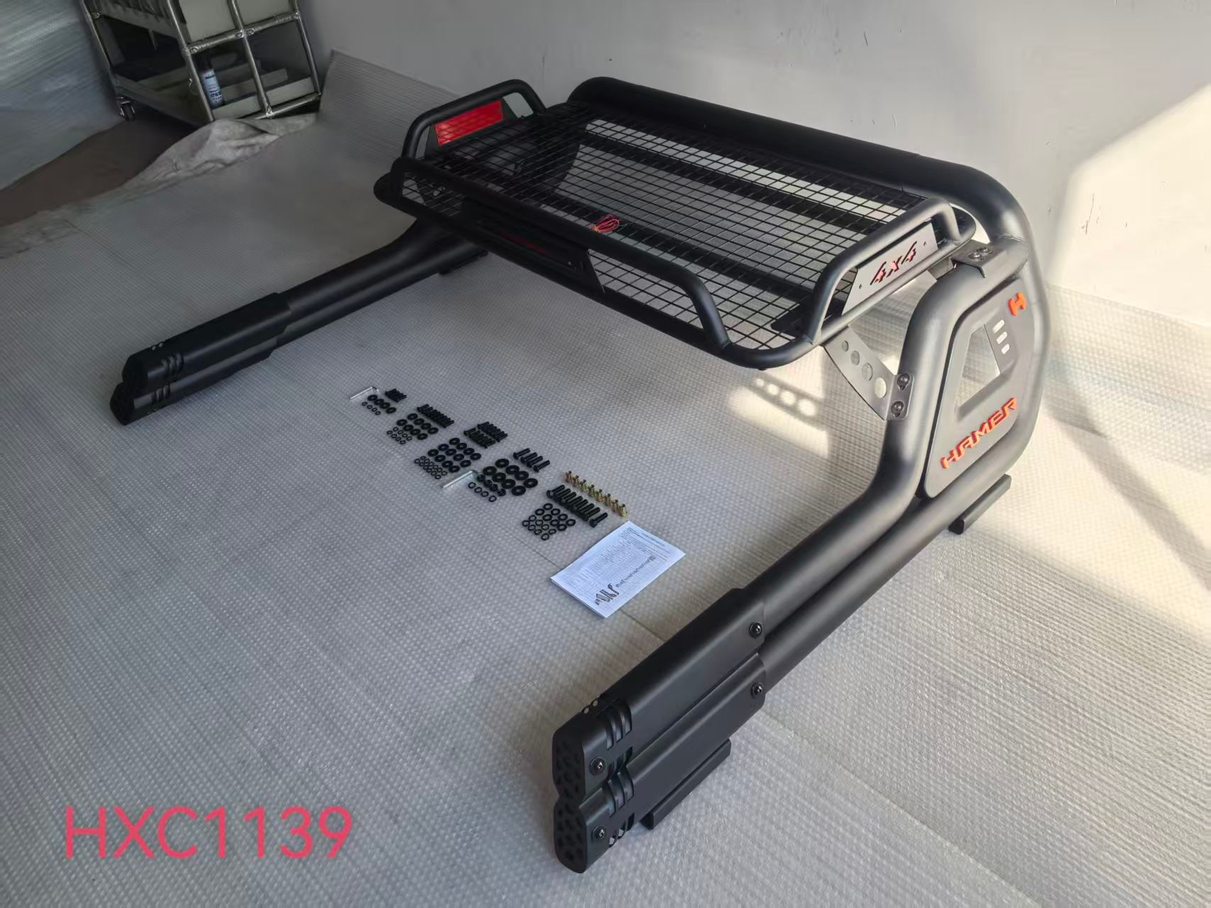 Bed Mounted Roll Bar LED Mount Powder Coated Universal Pickup Fitment